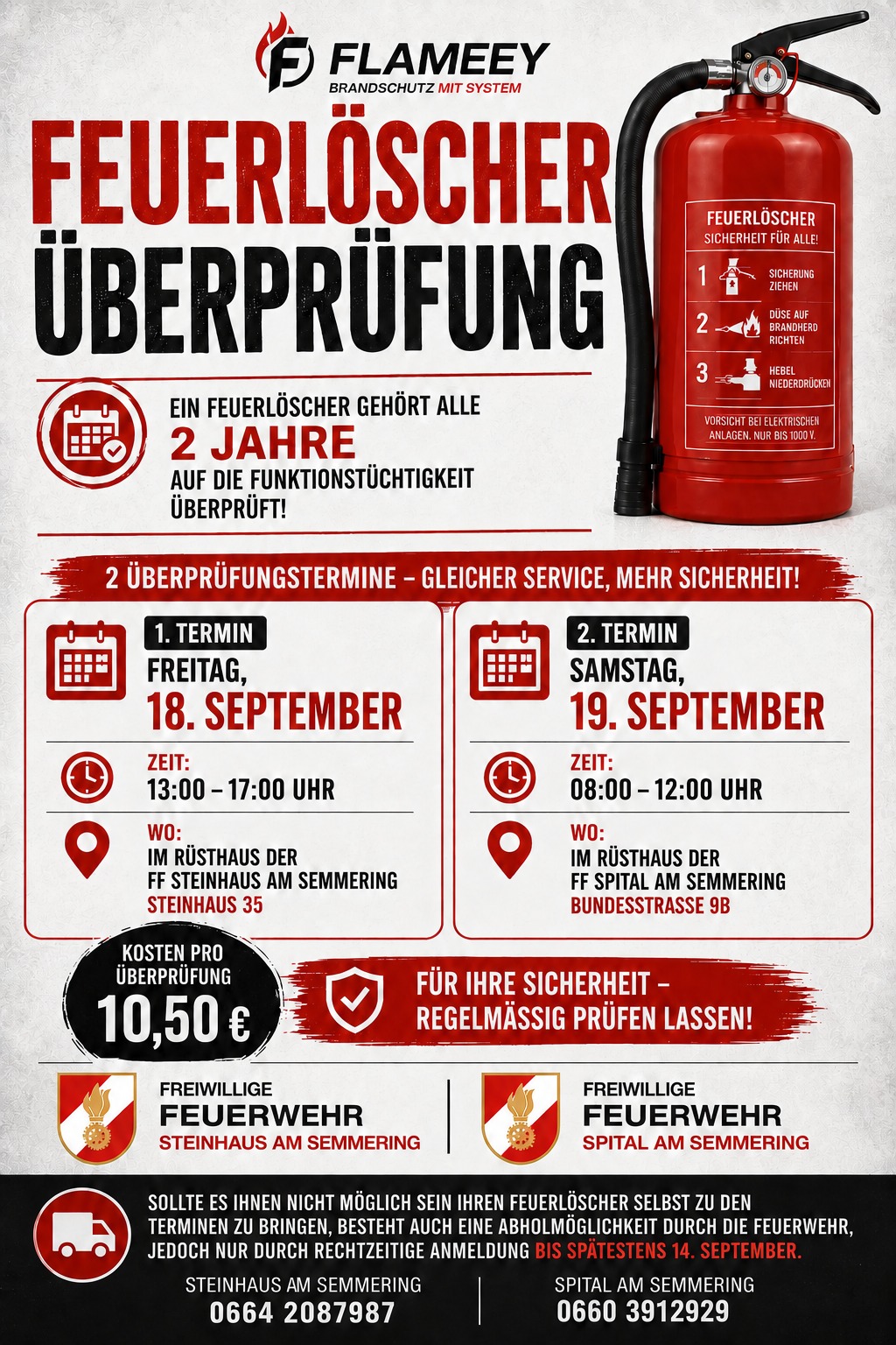 Feuerlöscherüberprüfung